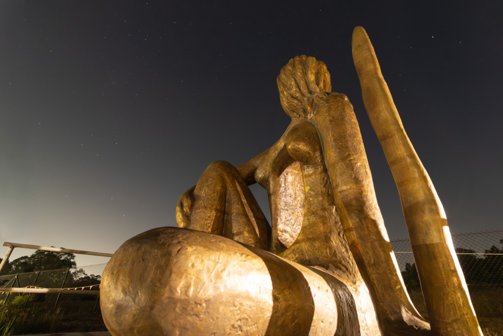 Westlink M7 Gold Sculpture